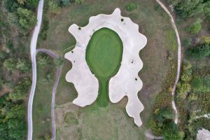 Les Bordes (Old) 1st Green Aerial